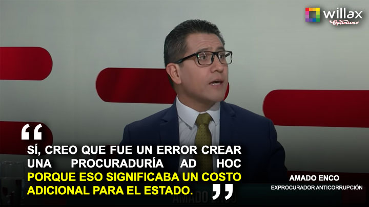 Amado Enco: "Fue un error crear una procuraduría ad hoc"