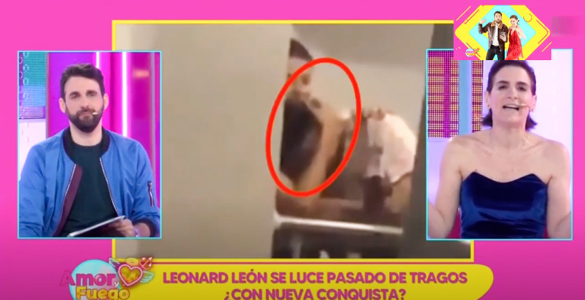 Portada: Leonard León es captado borracho y coqueteando con misteriosa mujer en Pucallpa