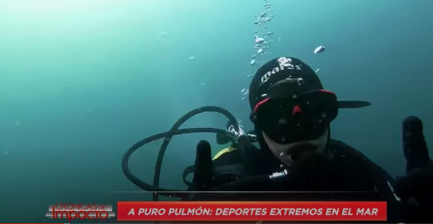 A puro pulmón: Deportes extremos en el mar