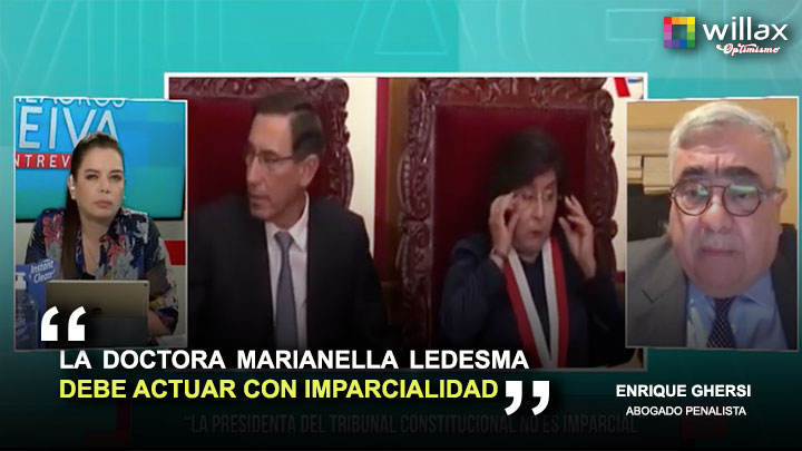 Portada: Enrique Ghersi: "La doctora Marianella Ledesma debe actuar con imparcialidad"