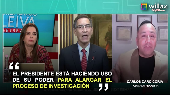 Portada: Carlos Caro: "El Presidente está haciendo uso de su poder para alargar el proceso de investigación"