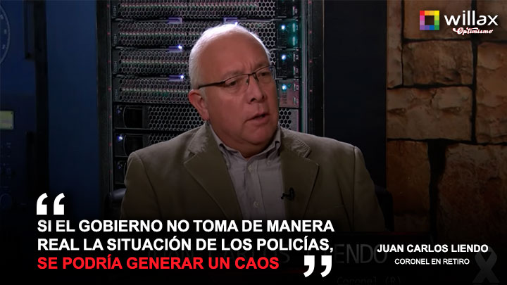 Juan Carlos Liendo: "Si el Gobierno no toma de manera real la situación de los policías, se podría generar un caos"