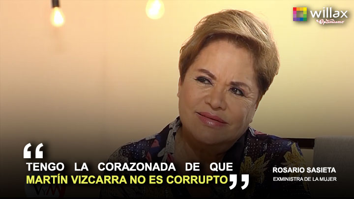 Rosario Sasieta: "Tengo la corazonada de que Martín Vizcarra no es corrupto"