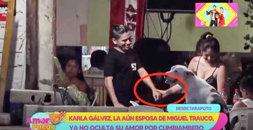 Portada: Karla Gálvez, aún esposa de Miguel Trauco, es captada en amores con cumbiambero