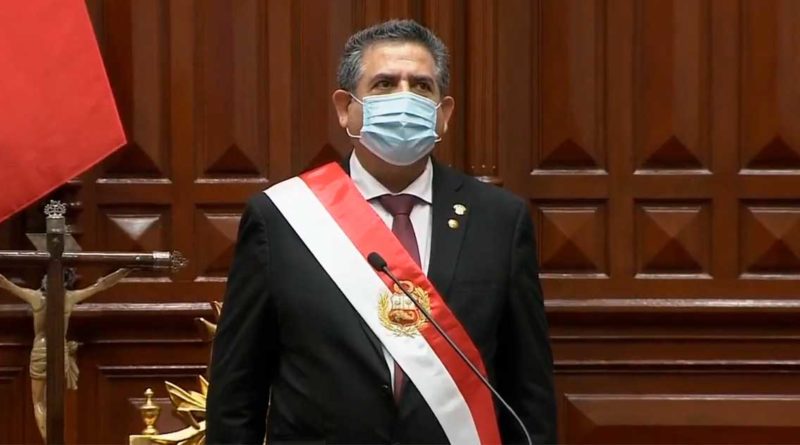 Portada: Manuel Merino sobre protestas: "Esto se va a tranquilizar en el más corto plazo"