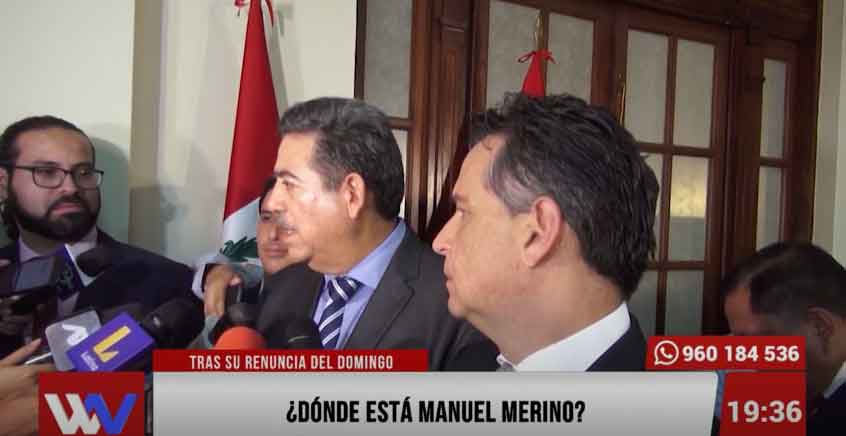 ¿Dónde está Manuel Merino?