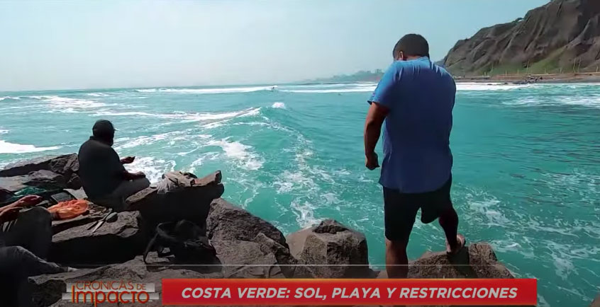 Costa verde: Sol, playa y restricciones