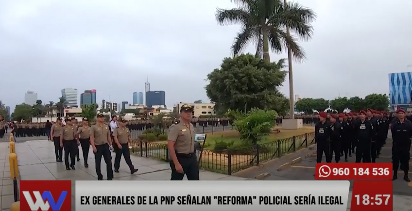 Tres altos mandos PNP renuncian por "reforma" policial