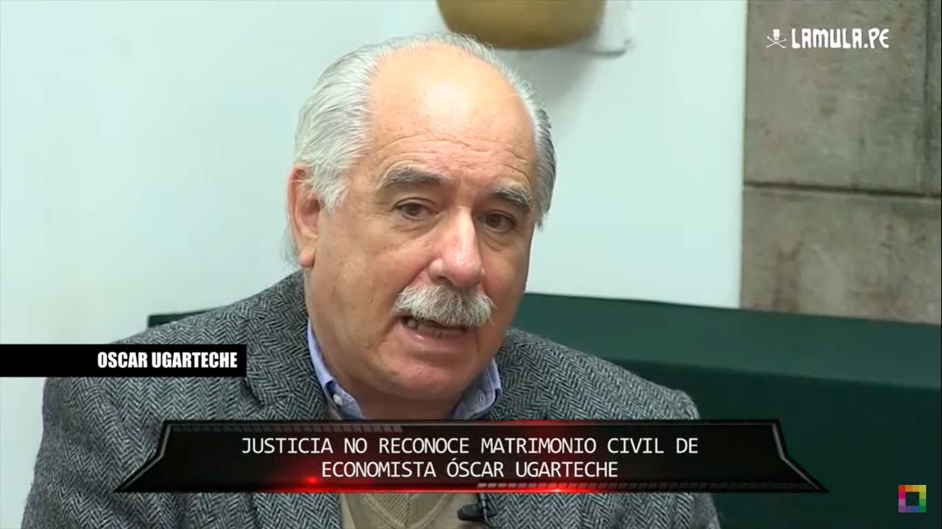 Combutters: Justicia no reconoce matrimonio civil de economista Óscar Ugarteche