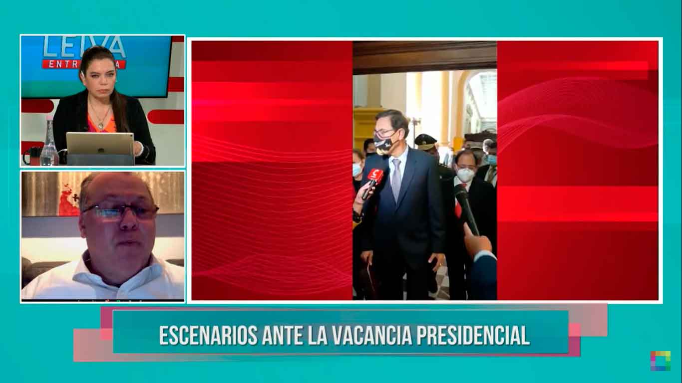 Natale Amprimo: "Legalmente el señor Vizcarra ha sido vacado y ninguna medida podría dejar sin efecto esa decisión del Congreso"