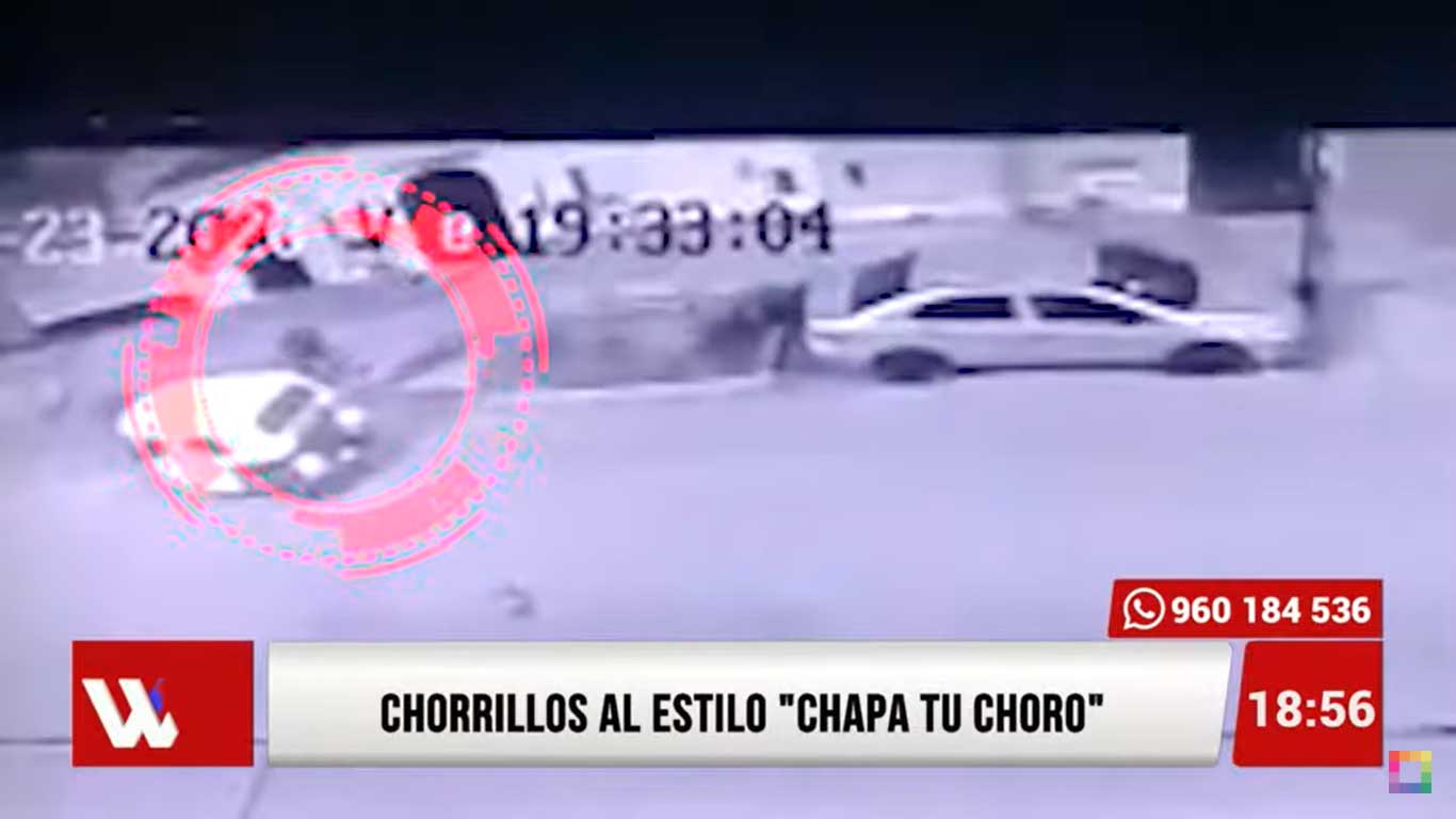 Chorrillos al estilo "Chapa tu choro"