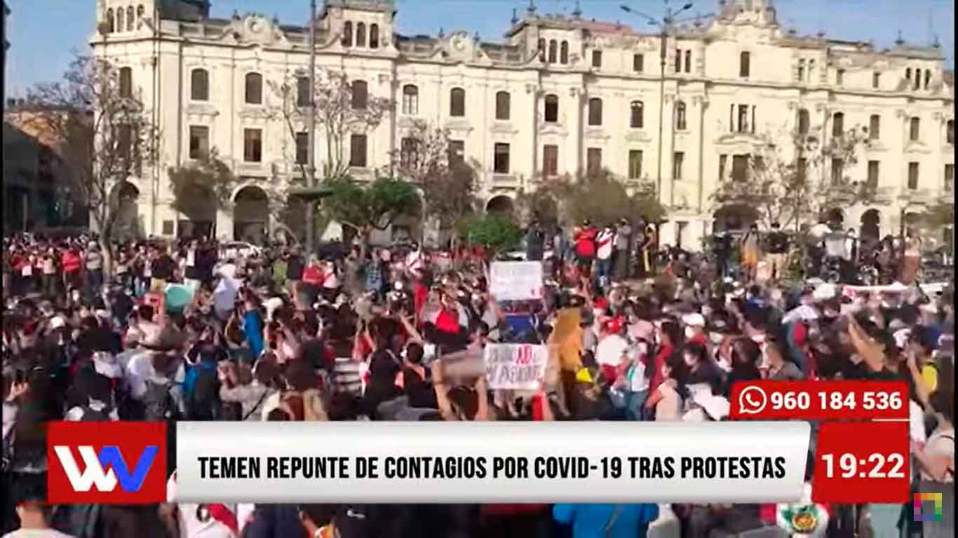 Portada: Temen repunte de contagio por covid-19 tras protestas