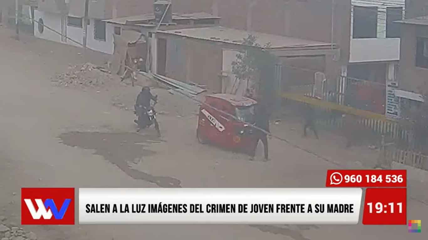 Salen a la luz imágenes del crimen joven frente a su madre