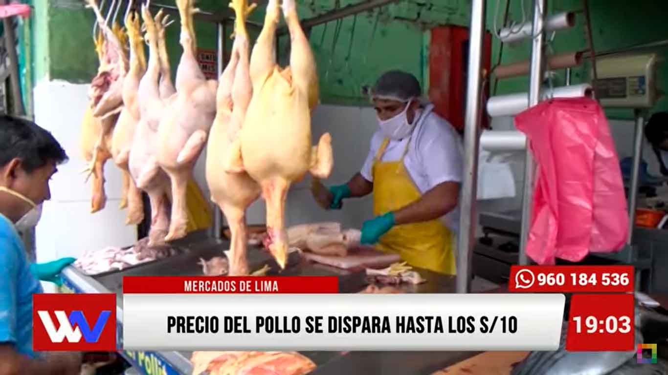 Precio del pollo se dispara hasta los S/10