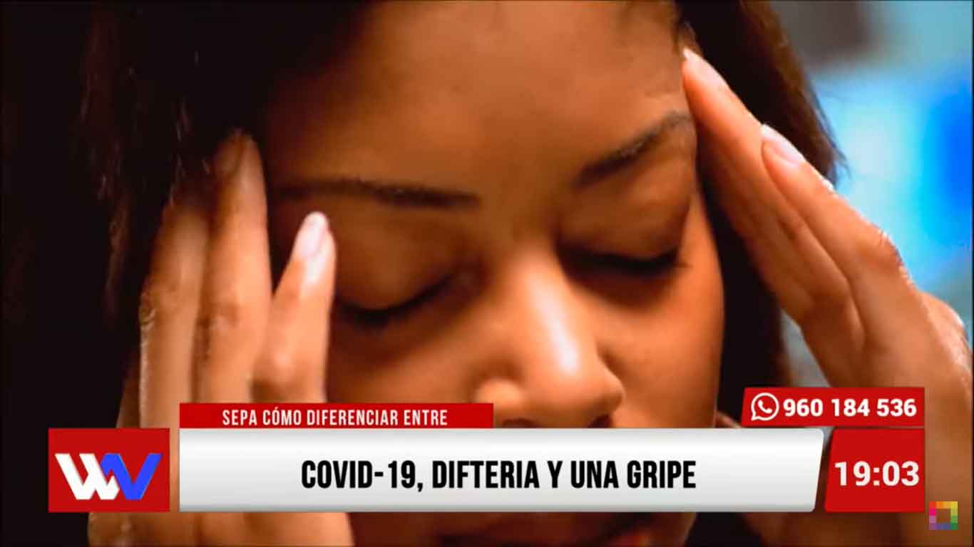 Diferencias entre Covid-19, Difteria y una gripe