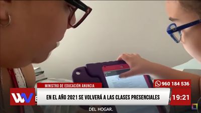 Portada: En el año 2021 se volverá a las clases presenciales