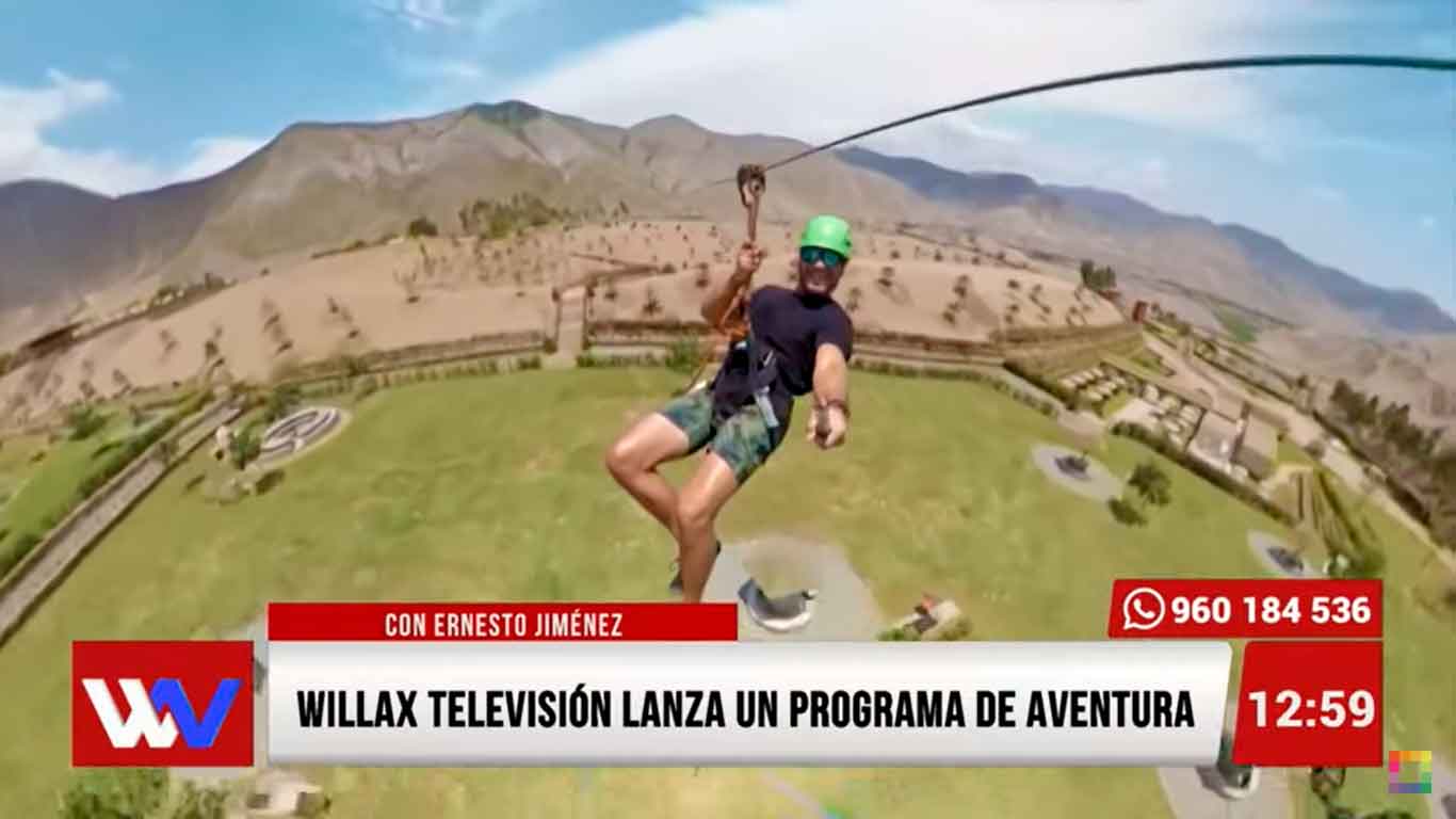 Portada: Willax Televisión lanza un programa de aventura con Ernesto Jiménez