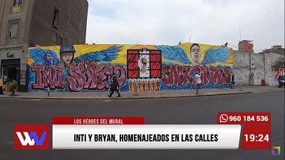 Inti y Bryan, homenajeados en las calles