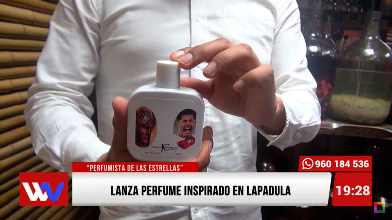 Lanzan perfume inspirado en Lapadula