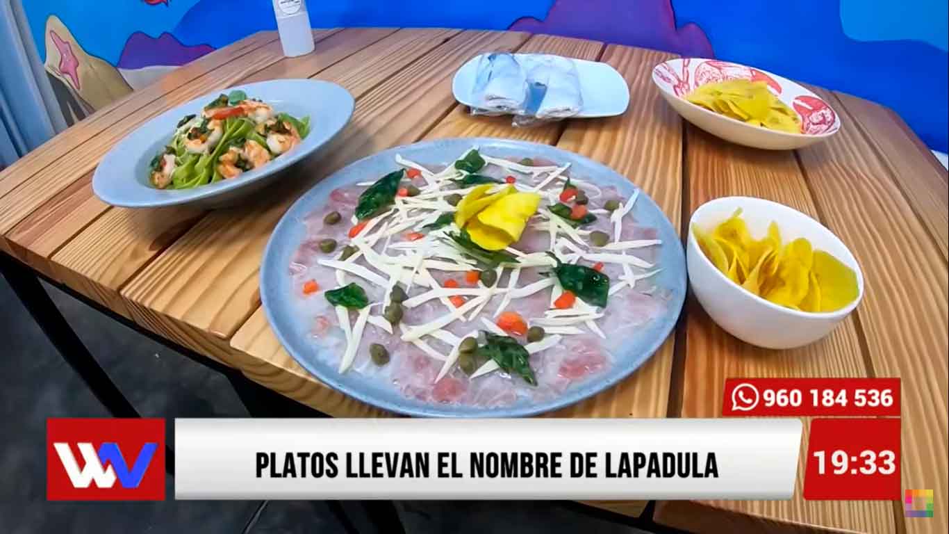 Platos llevan el nombre de Lapadula