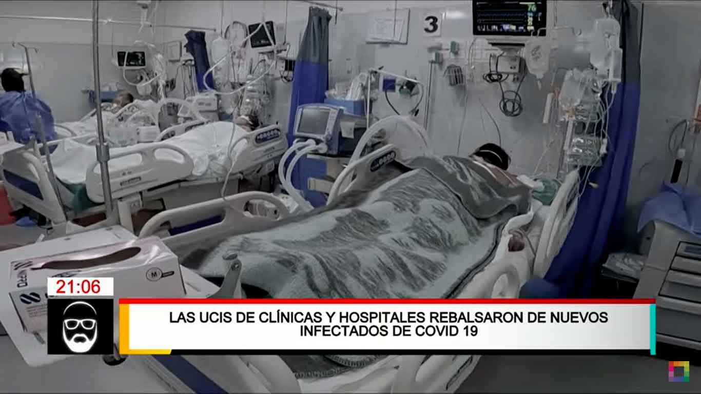 Portada: Beto a Saber: Las UCIS de clínicas y hospitales rebalsaron de nuevos infectados de Covid-19