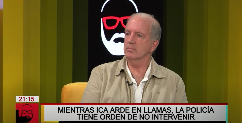 Fernando Cillóniz sobre protestas en Ica: “Gobierno pusilánime permite el vandalismo"