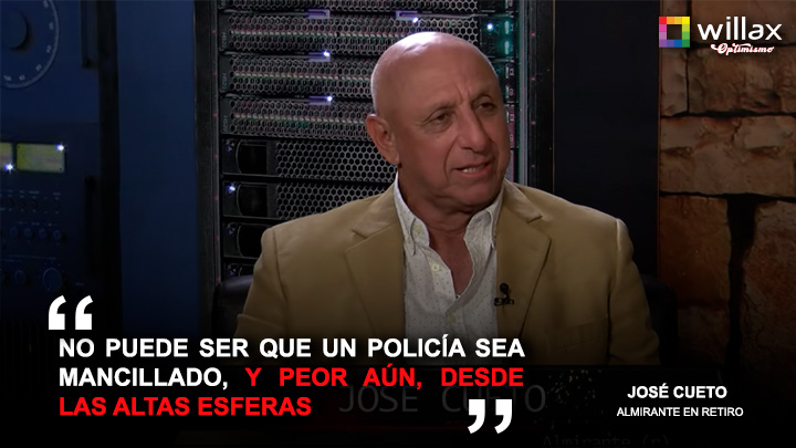 Portada: José Cueto: "No puede ser que un policía sea mancillado, y peor aún, desde las altas esferas"