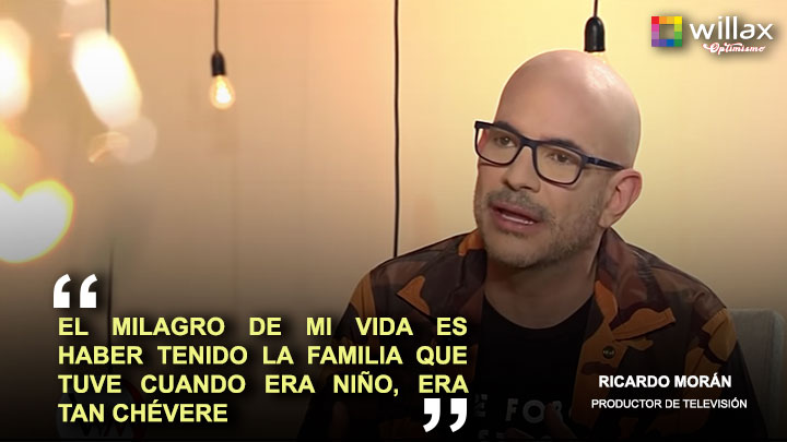 Ricardo Morán: "El milagro de mi vida ha sido tener la familia que tengo"