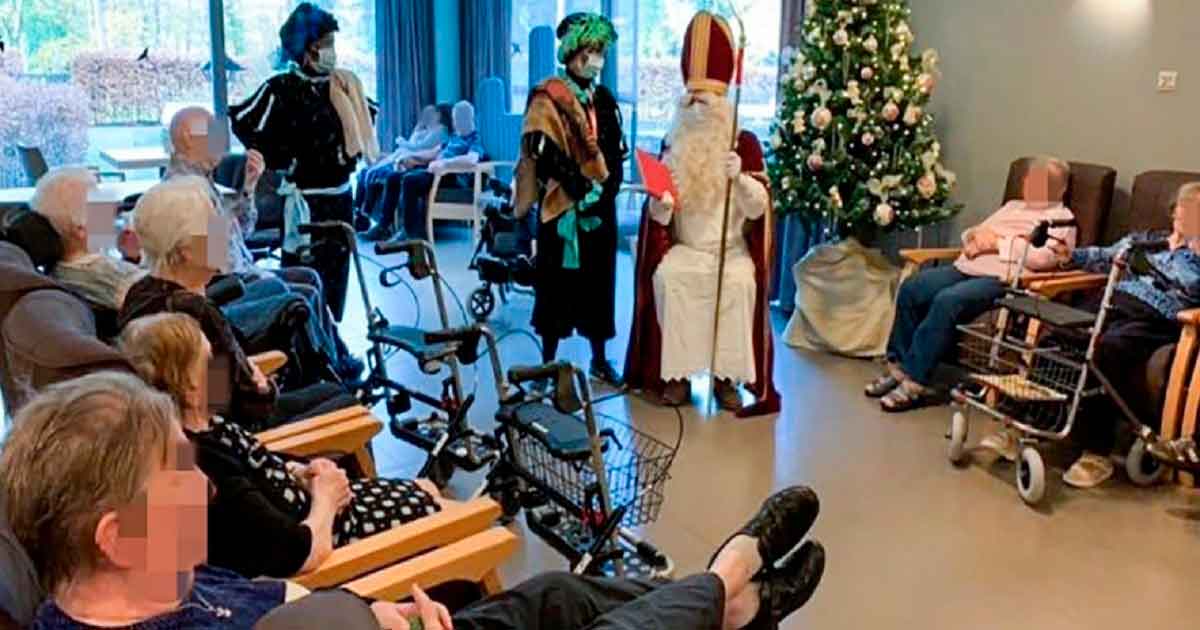 Bélgica: Papá Noel visitó residencia de ancianos y contagió a 118 personas de Covid-19