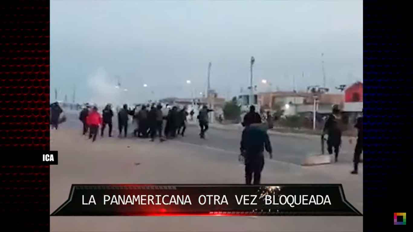 Combutters: La panamericana otra vez bloqueada