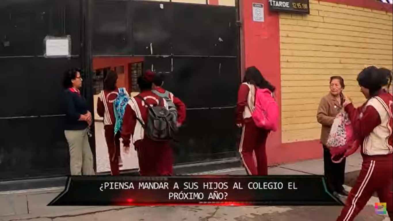 Portada: ¿Piensa mandar a sus hijos al colegio el próximo año?