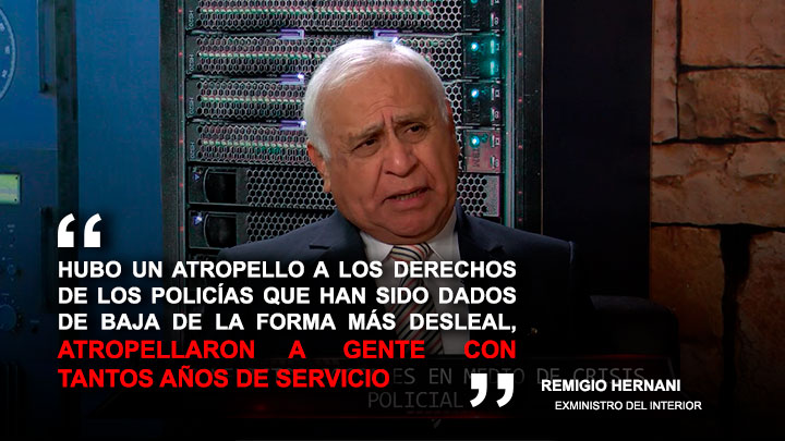 Remigio Hernani: "Hubo un atropello a los derechos de los policías"