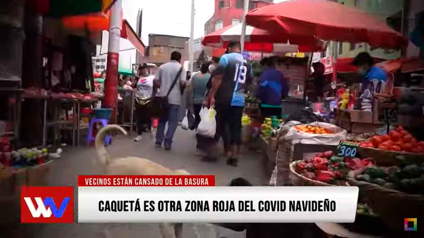 Caquetá es otra zona roja del covid navideño