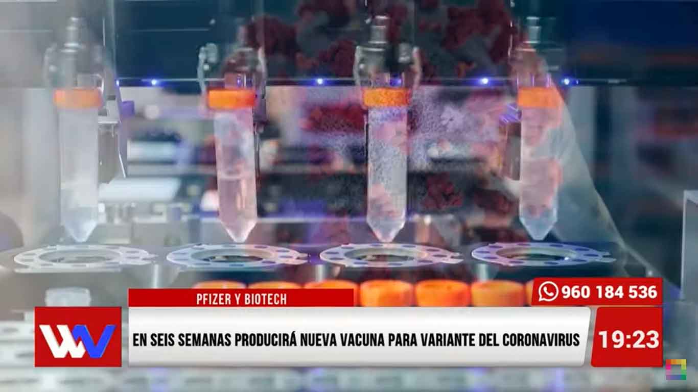 En seis semanas producirán una nueva vacuna para variante del coronavirus