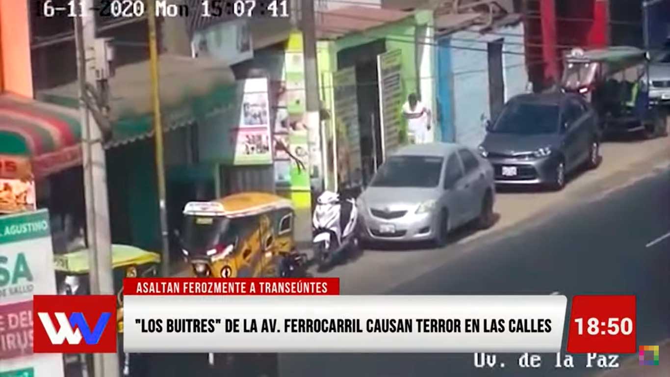 El Agustino: "Los Buitres" de la Av. Ferrocarril causan terror en las calles