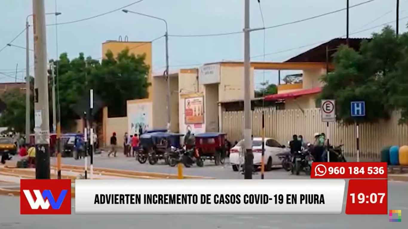 Advierten incremento de casos de covid-19 en Piura