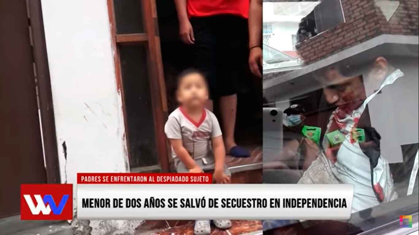 Menor de dos años se salvó de secuestro en Independencia