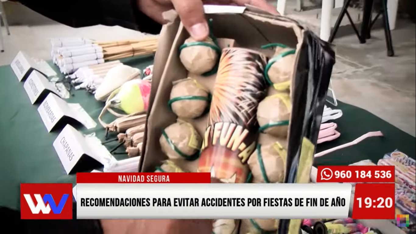 Portada: Recomendaciones para evitar accidentes por fiestas de fin de año