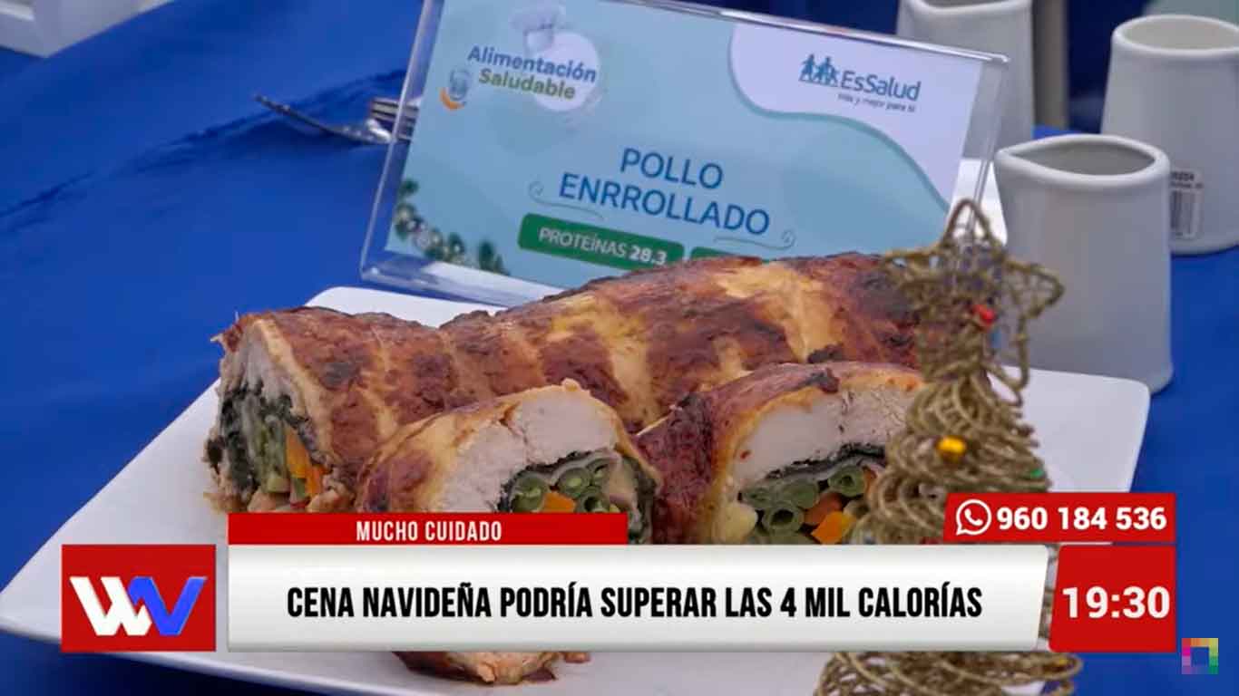 Portada: Minsa y EsSalud presentan propuestas para cena navideña saludable