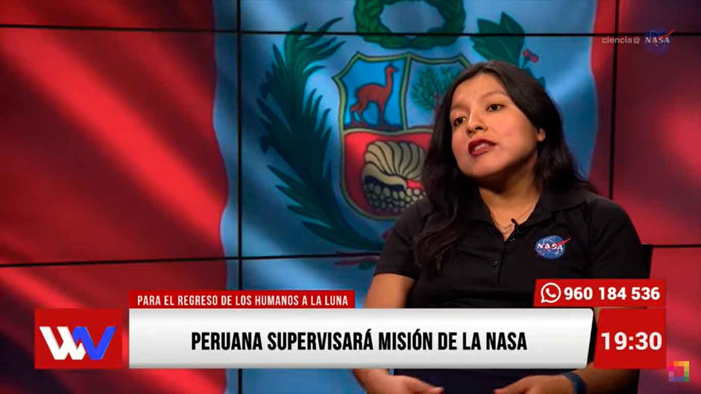 Peruana supervisará misión de la NASA