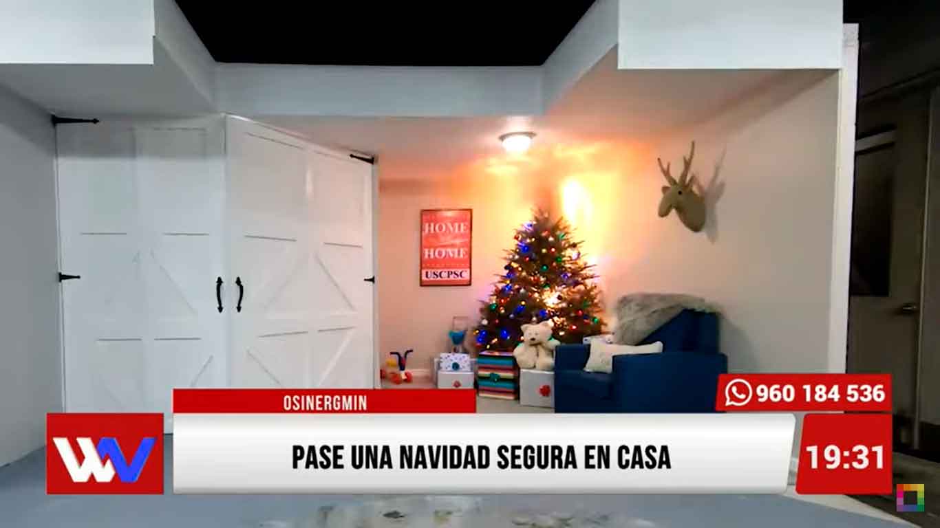 Pase una Navidad segura en casa