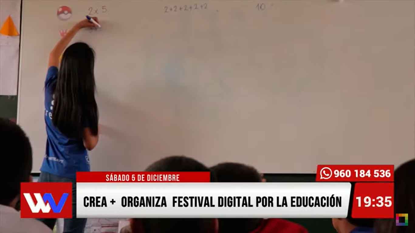 Crea + organiza festival digital por la educación