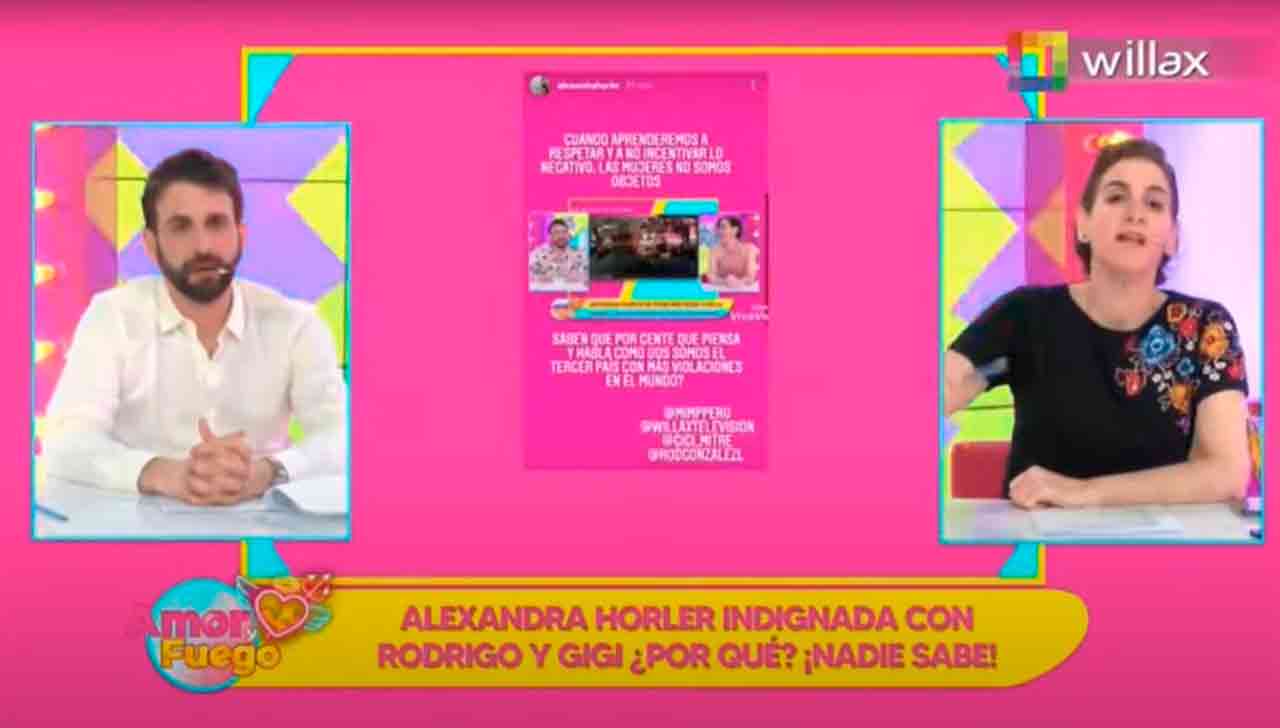 Portada: Amor y Fuego: Rodrigo González respondió a los comentarios de Alexandra Horler