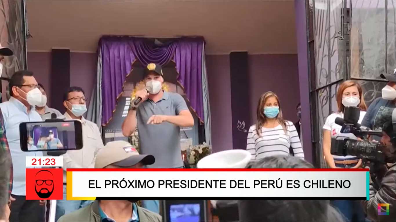 Portada: Beto a Saber: El próximo presidente del Perú es chileno