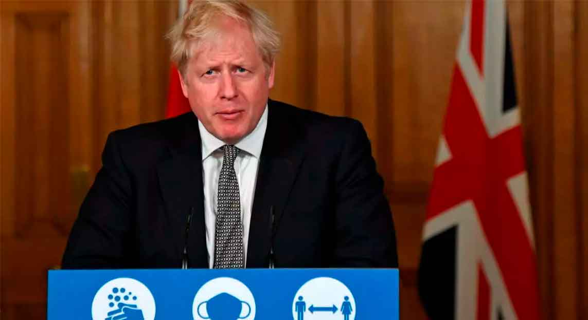 Portada: Boris Johnson decreta confinamiento total en Inglaterra tras aumento de contagios