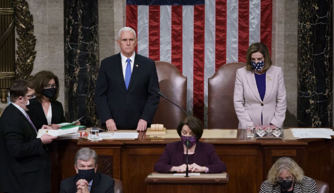 Portada: Congreso de Estados Unidos ratificó victoria de Joe Biden