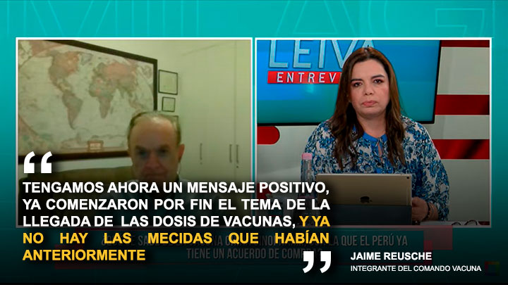 Jaime Reusche: Con el tema de la llegada de vacuna ya no habrán "las mecidas que habían antes"