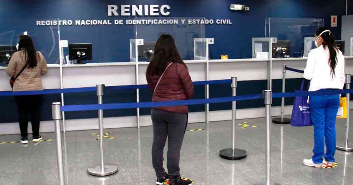 Portada: ¡Atención! Reniec suspende atención en regiones de nivel de riesgo extremo