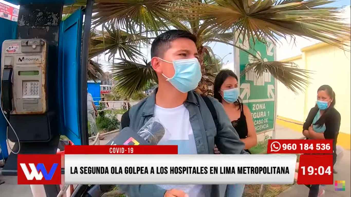 Portada: La segunda ola golpea a los hospitales en Lima Metropolitana