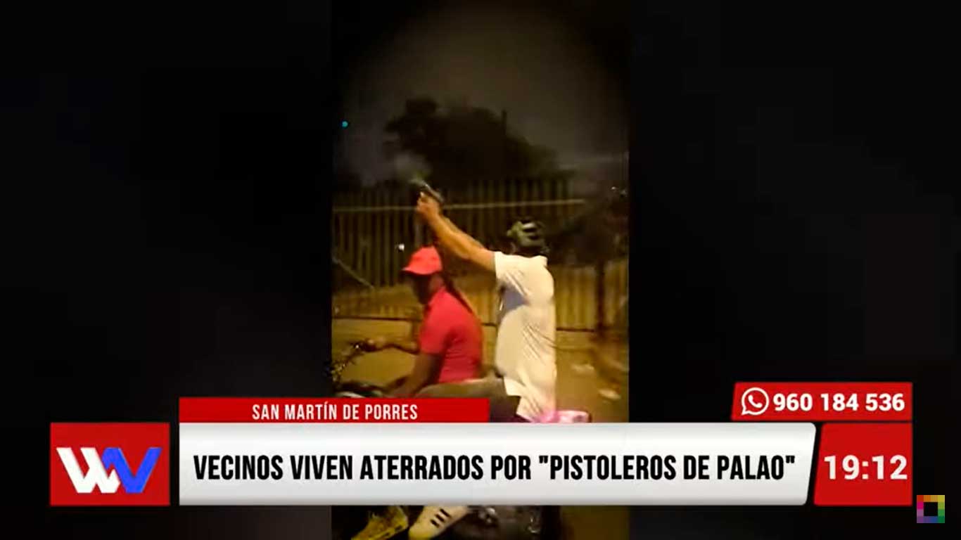 Vecinos viven aterrados por "Pistoleros de Palao"